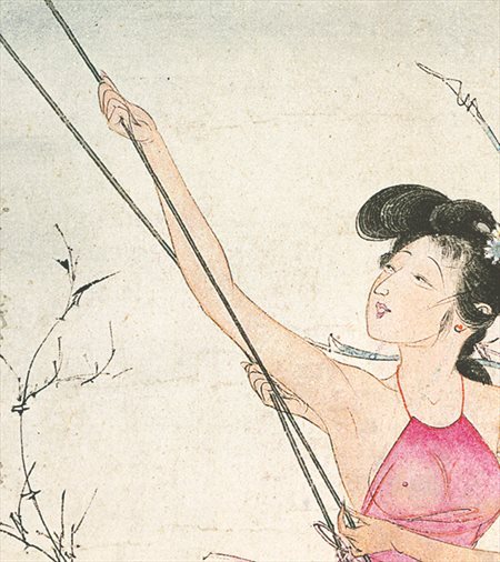 包河-胡也佛的仕女画和最知名的金瓶梅秘戏图